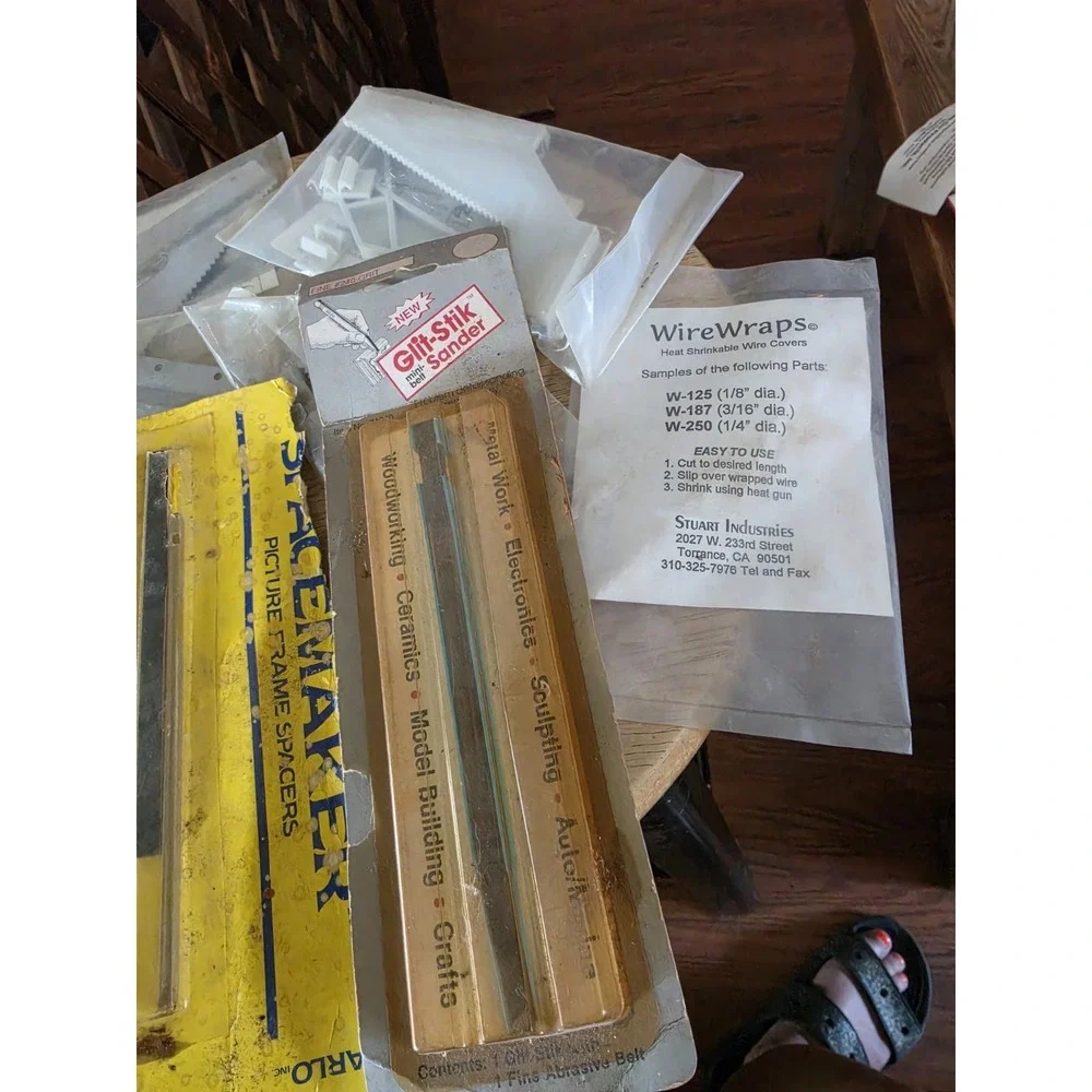 Picture Frame Hanging‎ Tools,  Wall Buddies, Wire Wraps, Spacers, Sander
